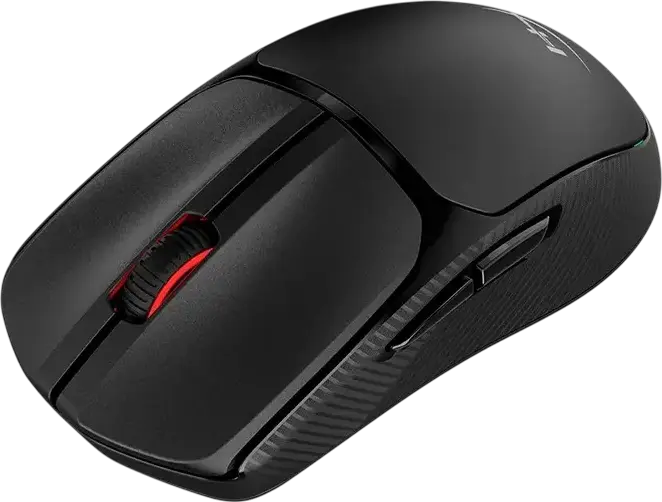 Mouse Gaming Wireless HyperX Pulsefire Fuse, Senzor Optic Pixart PAW3311 12000 DPI, Conectivitate 2.4GHz si Bluetooth, Iluminare RGB, Negru