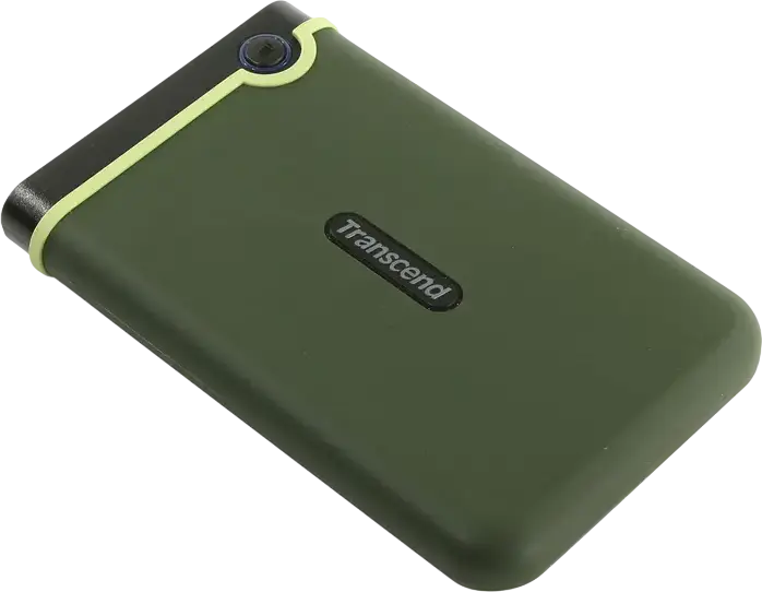 Hard Disk Extern Portabil Transcend StoreJet 25M3 1 TB 2.5 inch USB 3.1 Gen 1 Rezistent la Socuri Standard Militar cu Criptare AES 256-bit