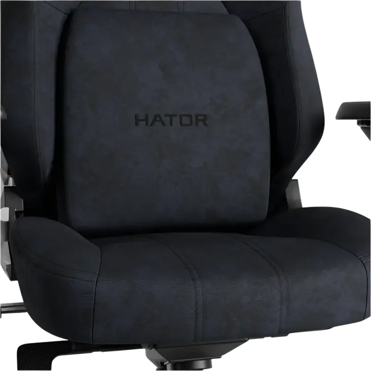 Scaun Gaming HATOR Arc 3 S HTC3440S, Material Velur, Cotiere Ajustabile 4D, piston Clasa 4, Baza Aluminiu, Inclinare 170 Grade, Perne Lombara si de Gat