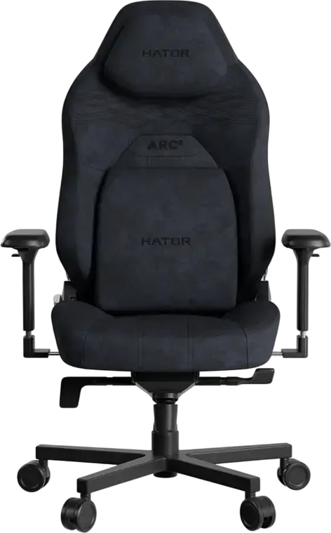 Scaun Gaming HATOR Arc 3 S, Velur, Negru