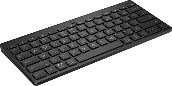 Tastatura Wireless HP 350 Compact Multi-Device, Bluetooth 5.2, Membrana, Conectare Multi-Dispozitiv, Windows macOS ChromeOS iPadOS, Negru, 282.1 x 121.8 x 16 mm