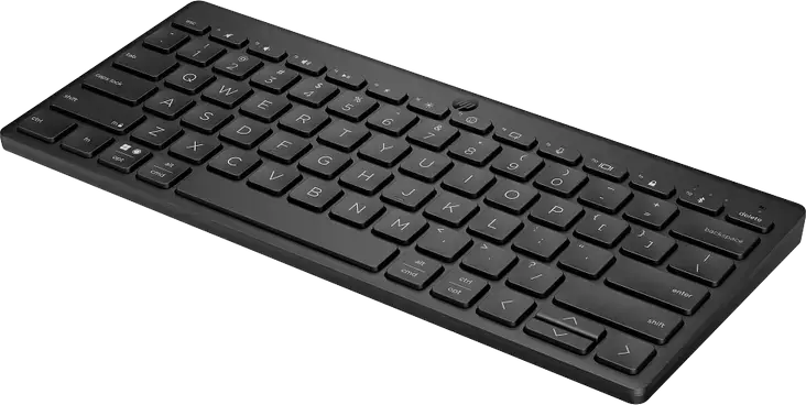 Tastatura Wireless HP 350 Compact Multi-Device, Bluetooth 5.2, Membrana, Conectare Multi-Dispozitiv, Windows macOS ChromeOS iPadOS, Negru, 282.1 x 121.8 x 16 mm