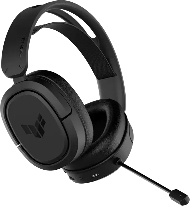 ASUS TUF Gaming H1 Wireless Gaming Headset, 2.4GHz Low Latency, AI Noise Cancelling Mic, 40mm Neodymium Drivers, Over-Ear Closed-Back for PC, PS5, PS4, Switch