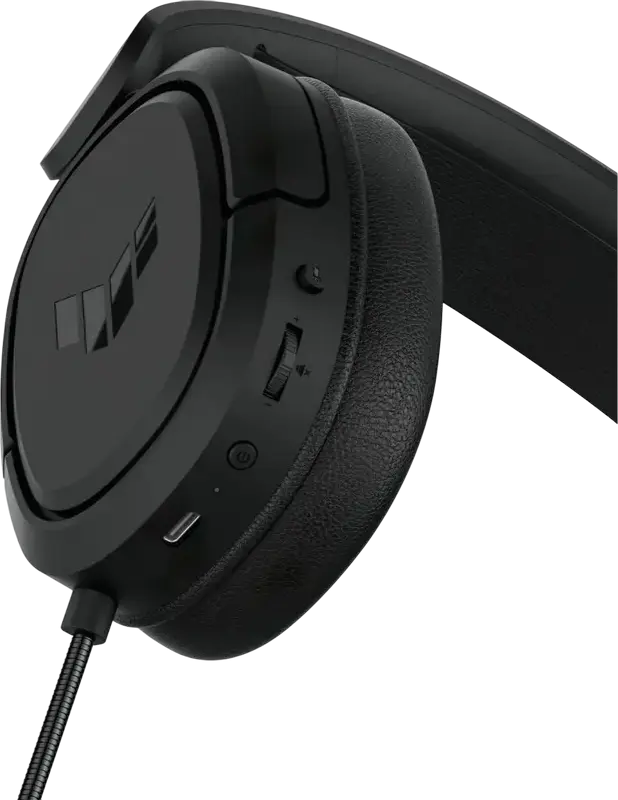 ASUS TUF Gaming H1 Wireless Gaming Headset, 2.4GHz Low Latency, AI Noise Cancelling Mic, 40mm Neodymium Drivers, Over-Ear Closed-Back for PC, PS5, PS4, Switch
