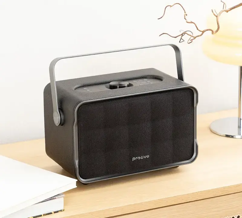 Proove Fader 80W Portable Bluetooth Speaker PSFD8018AP01, 2.1 CH Audio System, 13500mAh Battery, TWS, Bass Boost, USB, AUX, RCA, Black