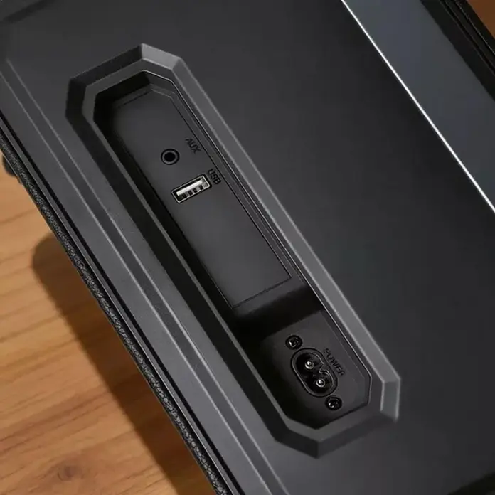 Proove Fader 80W Portable Bluetooth Speaker PSFD8018AP01, 2.1 CH Audio System, 13500mAh Battery, TWS, Bass Boost, USB, AUX, RCA, Black