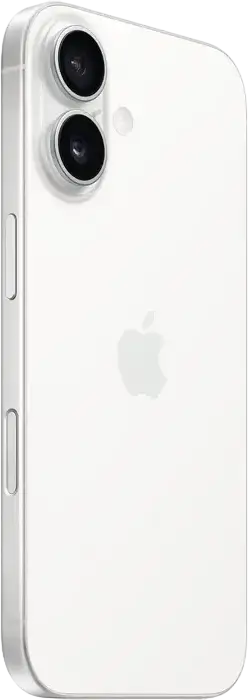 Apple iPhone 16 Smartphone, A18 Bionic Chip, 8GB RAM, 6.1-inch Super Retina XDR OLED Display, 48MP Fusion Camera, 128GB Storage, White, 5G, Wi-Fi 7, iOS 18, IP68