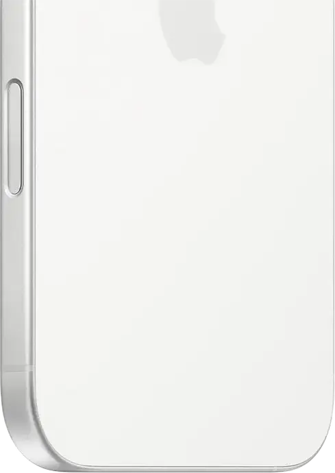 Apple iPhone 16 Smartphone, A18 Bionic Chip, 8GB RAM, 6.1-inch Super Retina XDR OLED Display, 48MP Fusion Camera, 128GB Storage, White, 5G, Wi-Fi 7, iOS 18, IP68
