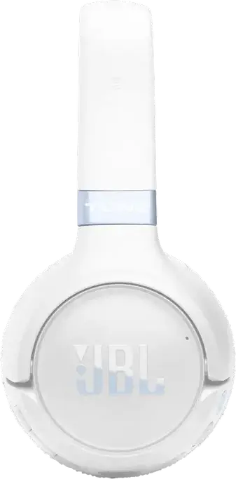 Casca JBL Tune 680NC Wireless/Wired On-Ear, Albă, cu Anulare Activă Adaptivă a Zgomotului ANC, Pure Bass Sound, Sunet Spațial, Baterie 76h, Cablu 1.2m, Conexiune Multipoint