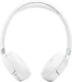 Casca JBL Tune 680NC Wireless/Wired On-Ear, Albă, cu Anulare Activă Adaptivă a Zgomotului ANC, Pure Bass Sound, Sunet Spațial, Baterie 76h, Cablu 1.2m, Conexiune Multipoint