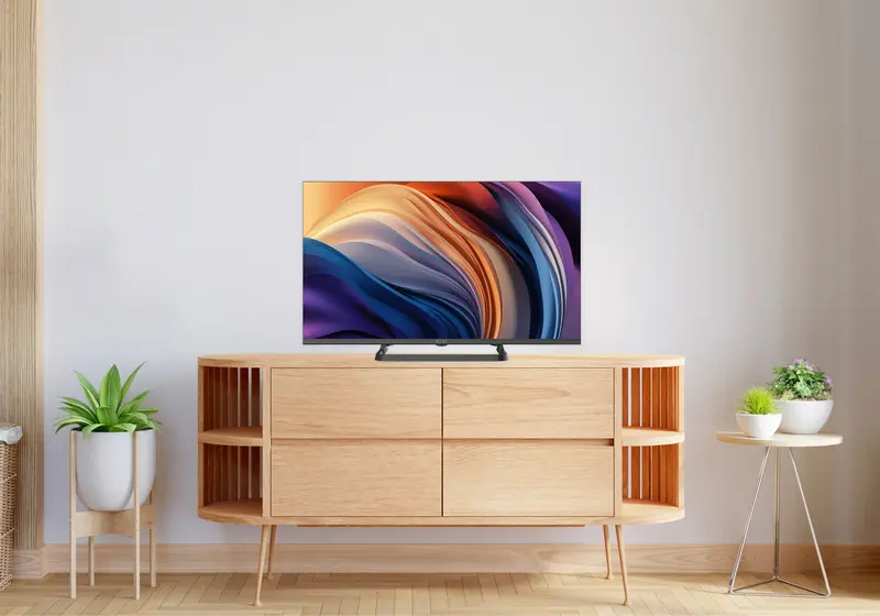 Televizor Smart LED KIVI 32H710QB Optima L5, 32 inch, Google TV, HD 1366x768, Panou ADS, Design fara rame, Sound by JVC, Dolby Audio, Bluetooth 5.1, Wi-Fi