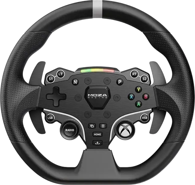 MOZA R3 Racing Wheel Bundle for PC and Xbox - Direct Drive Wheelbase 3.9Nm, ESX Steering Wheel, SR-P Lite Pedals, Table Clamp for Xbox Series X|S and Windows PC