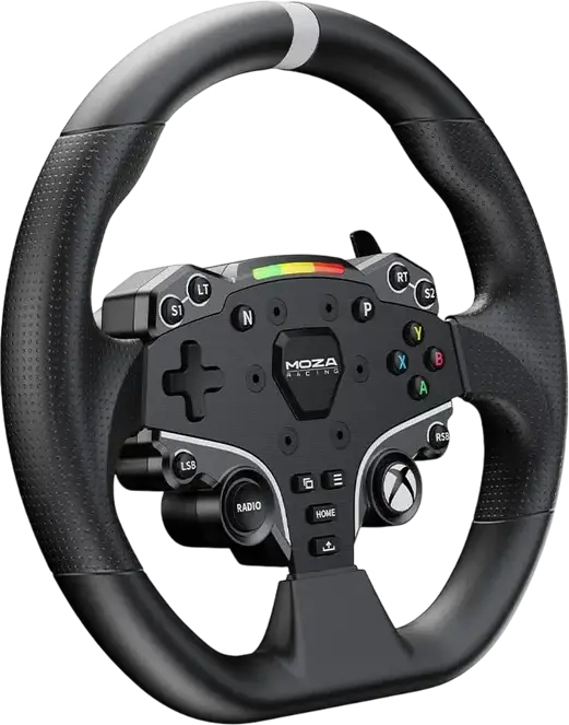 MOZA R3 Racing Wheel Bundle for PC and Xbox - Direct Drive Wheelbase 3.9Nm, ESX Steering Wheel, SR-P Lite Pedals, Table Clamp for Xbox Series X|S and Windows PC