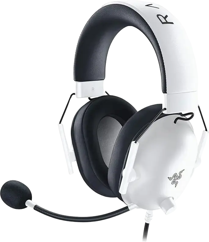 Casca Gaming Razer BlackShark V2 X cu fir - Albă, Drivere TriForce 50mm, Microfon Cardioid HyperClear, Sunet Surround 7.1, PC, Mac, PS4, Xbox One, dispozitive mobile, Jack 3.5mm