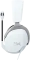 HyperX Cloud Stinger 2 Core Gaming Headset, 40mm Dynamic Drivers, Noise-Cancelling Swivel-to-Mute Mic, DTS Headphone:X Spatial Audio, White, PC PS5 PS4