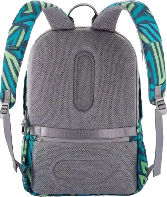 Rucsac Anti-furt XD Design Bobby Soft Art, 16L din Textil Impermeabil, Compartiment Laptop 15.6 inch, Protectie RFID, Port USB, Albastru