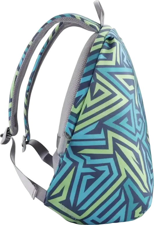 Rucsac Anti-furt XD Design Bobby Soft Art, 16L din Textil Impermeabil, Compartiment Laptop 15.6 inch, Protectie RFID, Port USB, Albastru
