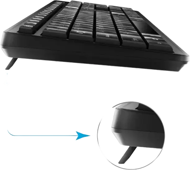 Genius KM-8200 Wireless Keyboard and Mouse Combo, 2.4 GHz RF, Slim Chocolate Keys, AI Copilot Key, 12 Multimedia Keys, 1200 DPI Optical Mouse, Black