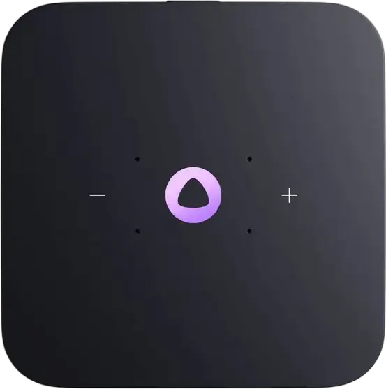 Boxă Inteligentă Yandex Station Midi YNDX-00054 cu Asistent Vocal Alisa, YandexGPT, Hub Zigbee, Putere 24W RMS, Bluetooth 5.0, Wi-Fi, Ceas LED, Culoare: Gri