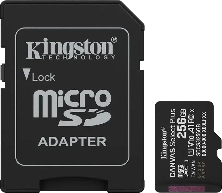 Card de Memorie Kingston Canvas Select Plus, 256GB (SDCS3/256GB)