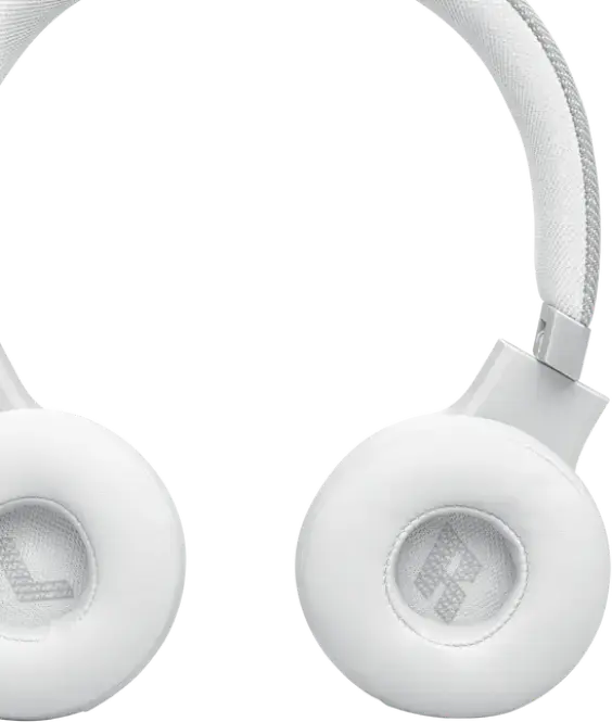 Casca JBL LIVE 670NC Wireless On-Ear, Anulare Adaptiva a Zgomotului, Baterie 65h, Bluetooth 5.3, Personi-Fi 2.0, Sunet Spatial, Alb
