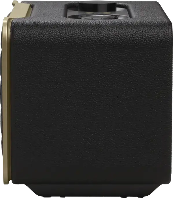 Boxa JBL Authentics 200 Retro Bluetooth si Wi-Fi, Putere 90W RMS, Sistem Stereo 2.0, Subwoofer 5", Google Assistant, Alexa, Chromecast, Negru