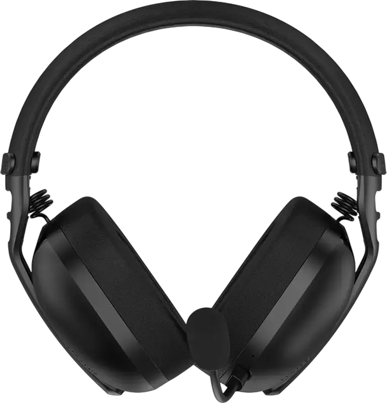Игровая гарнитура HATOR Hyperpunk 3 Wireless, Черная, Hi-Res LDAC, гибридный ANC, драйверы 40мм, 2.4ГГц/Bluetooth 5.4/провод, THX Spatial Audio+, съемный микрофон, до 45ч работы