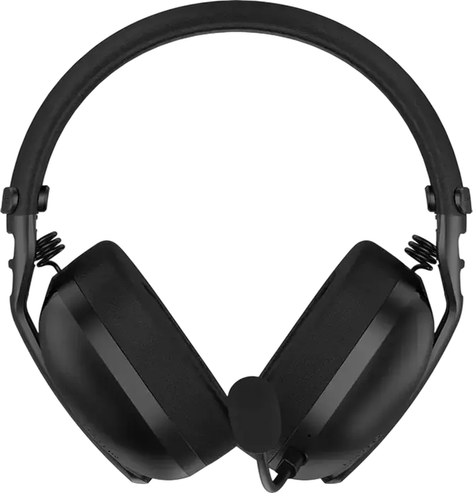 Игровая гарнитура HATOR Hyperpunk 3 Wireless, Черная, Hi-Res LDAC, гибридный ANC, драйверы 40мм, 2.4ГГц/Bluetooth 5.4/провод, THX Spatial Audio+, съемный микрофон, до 45ч работы