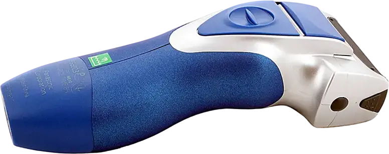 Aparat de ras electric Panasonic ES6003 cu sita, Wet and Dry, 3 capete de ras, lame 30-45 grade, baterie Ni-MH, autonomie 45 min, cu trimmer, Albastru
