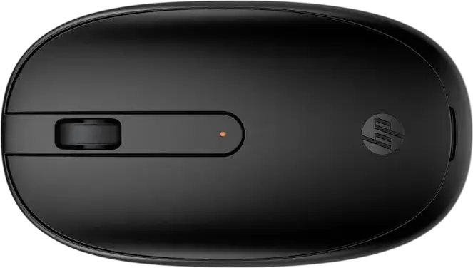 Mouse Wireless HP 240 Bluetooth, Jet Black, 1600 DPI, Mouse Optic Compact, Dimensiuni 107 x 60.5 x 29.31 mm, Alimentare cu Baterie AA, Periferic Portabil pentru Laptop și PC
