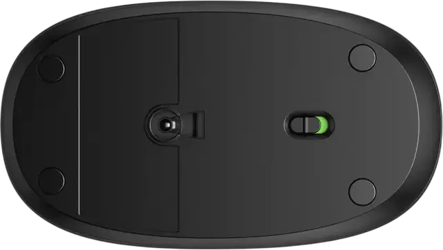 Mouse Wireless HP 240 Bluetooth, Jet Black, 1600 DPI, Mouse Optic Compact, Dimensiuni 107 x 60.5 x 29.31 mm, Alimentare cu Baterie AA, Periferic Portabil pentru Laptop și PC