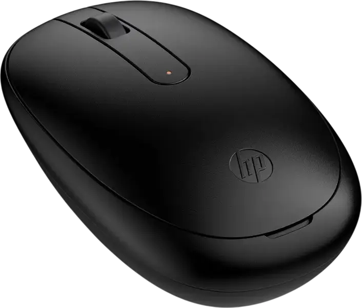 Mouse Wireless HP 240 Bluetooth, Jet Black, 1600 DPI, Mouse Optic Compact, Dimensiuni 107 x 60.5 x 29.31 mm, Alimentare cu Baterie AA, Periferic Portabil pentru Laptop și PC