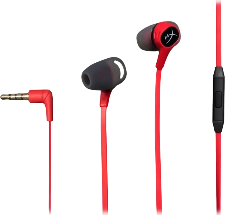 Игровые внутриканальные наушники HyperX Cloud Earbuds II 705L8AA проводные, динамические драйверы 14.3мм, всенаправленный микрофон, разъем 3.5мм