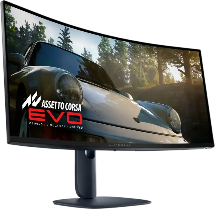 Игровой монитор Dell Alienware AW3425DW 34 дюйма QD-OLED, WQHD 3440 x 1440, частота обновления 240 Гц, время отклика 0.03 мс GtG, изгиб 1800R, DCI-P3 99.3%