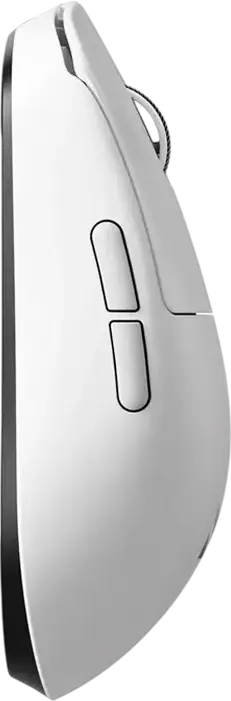 MCHOSE L7 Ultra Plus Wireless Gaming Mouse, White, PixArt PAW3950 42,000 DPI, 8,000Hz Polling Rate, 48g Lightweight Ambidextrous Design, Bluetooth/USB, Pure PTFE Feet