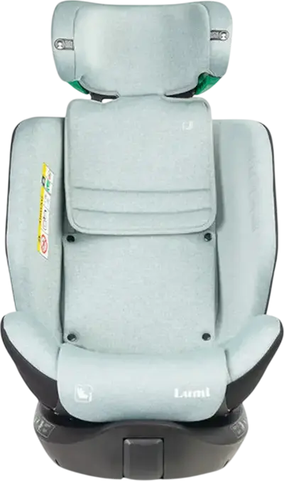 Caretero Lumi i-Size 360 Degree Rotating Car Seat, ECE R129/03, ISOFIX with Support Leg, 0-36 kg, 40-150 cm, Birth to 12 Years, 5-Point Harness