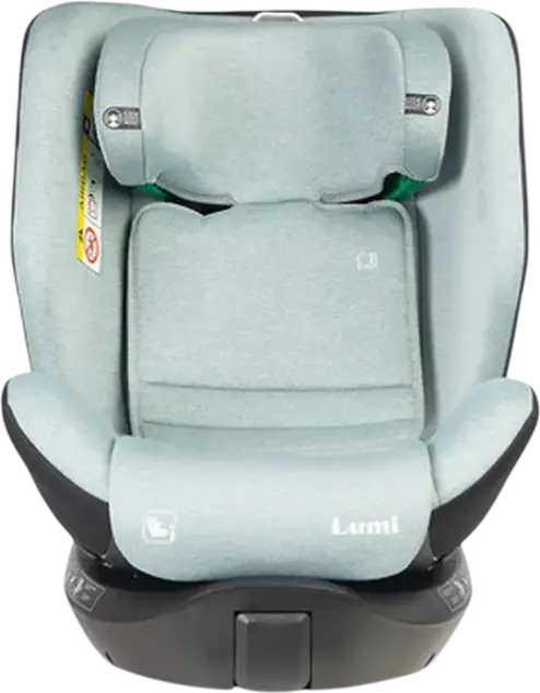 Caretero Lumi i-Size 360 Degree Rotating Car Seat, ECE R129/03, ISOFIX with Support Leg, 0-36 kg, 40-150 cm, Birth to 12 Years, 5-Point Harness