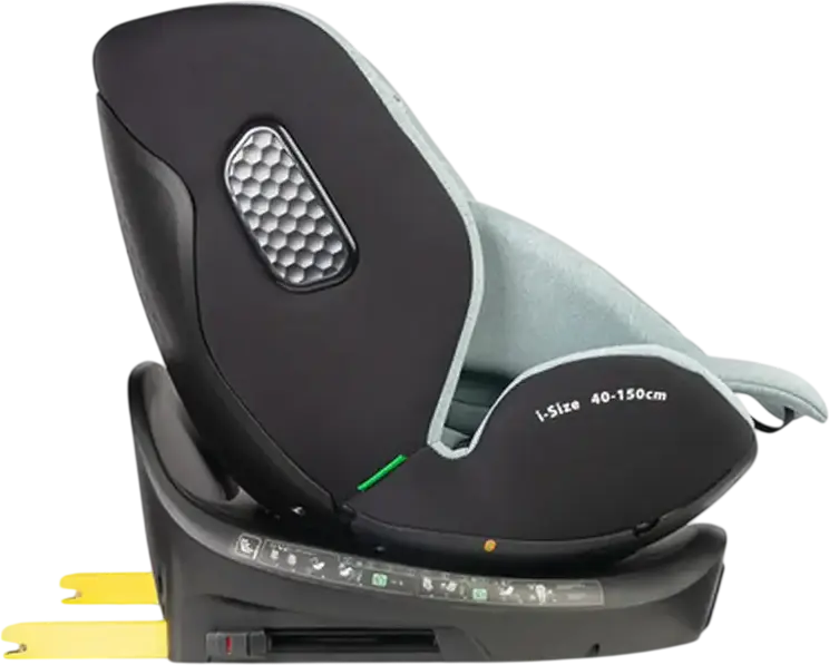 Caretero Lumi i-Size 360 Degree Rotating Car Seat, ECE R129/03, ISOFIX with Support Leg, 0-36 kg, 40-150 cm, Birth to 12 Years, 5-Point Harness