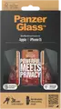 PanzerGlass UWF Privacy Tempered Glass Screen Protector for Apple iPhone 15, Side-View Privacy Filter, Anti-Scratch Smudge-Free Coating, 0.7mm