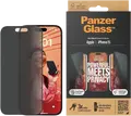 PanzerGlass UWF Privacy Tempered Glass Screen Protector for Apple iPhone 15, Side-View Privacy Filter, Anti-Scratch Smudge-Free Coating, 0.7mm