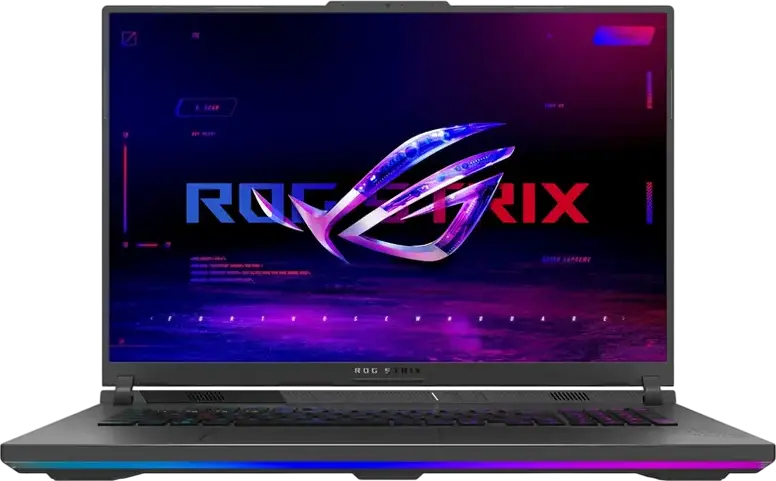 Laptop Gaming 18" ASUS ROG Strix G18 G814PM, Eclipse Gray, AMD Ryzen 9 8940HX, 16GB/1024GB, Fără SO