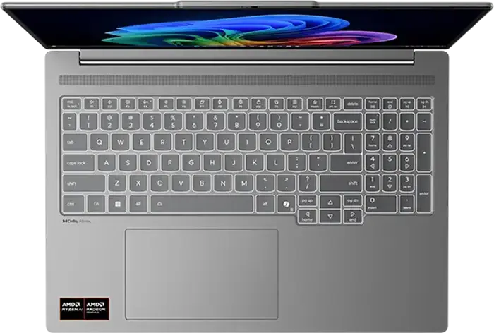 Laptop Lenovo IdeaPad Pro 5 16AKP10 16" 2.8K OLED 120Hz AMD Ryzen AI 7 350 24GB LPDDR5X 512GB SSD AMD Radeon Graphics Aluminiu Luna Grey Fara SO
