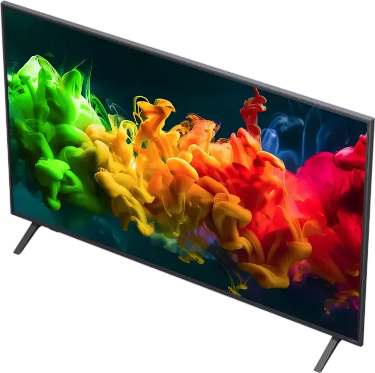 LG 55QNED80B6B 55 inch QNED 4K UHD Smart TV, Mini LED, Alpha 7 AI Processor 4K Gen9, webOS 26, 8GB RAM, HDR10, HLG, Wi-Fi, Bluetooth 5.3, Black