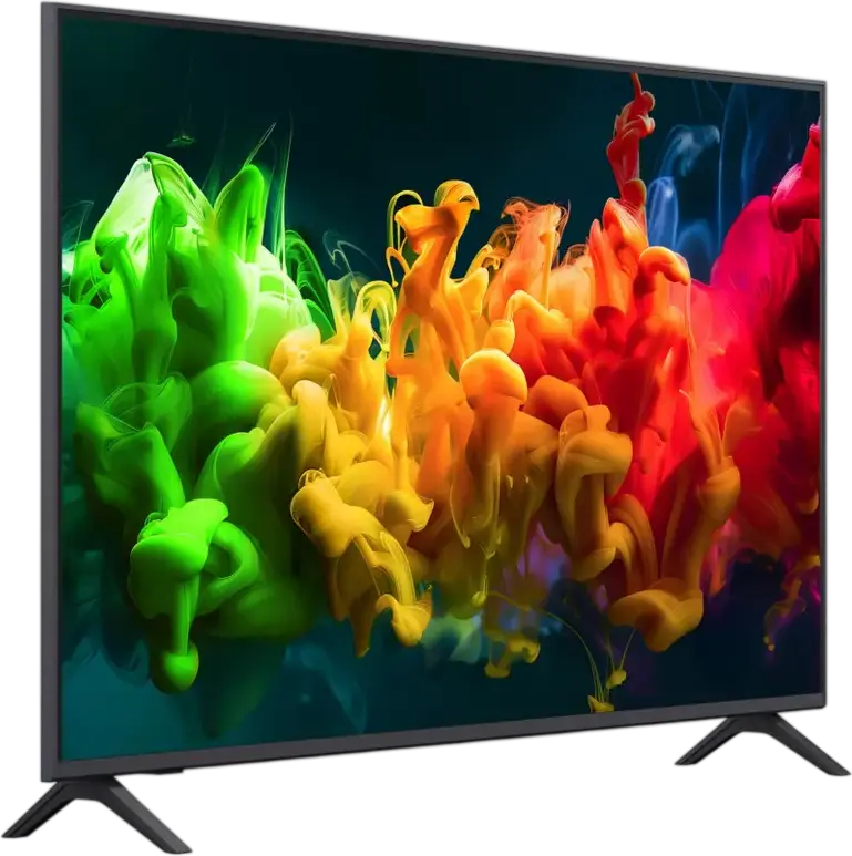 LG 55QNED80B6B 55 inch QNED 4K UHD Smart TV, Mini LED, Alpha 7 AI Processor 4K Gen9, webOS 26, 8GB RAM, HDR10, HLG, Wi-Fi, Bluetooth 5.3, Black