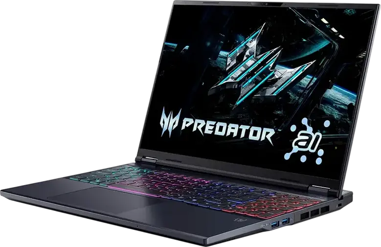 Laptop Gaming 16" Acer Predator Helios Neo 16 PHN16-I31, Abyssal Black, Intel Core i7-14650HX, 16GB/1024GB, Linux eShell