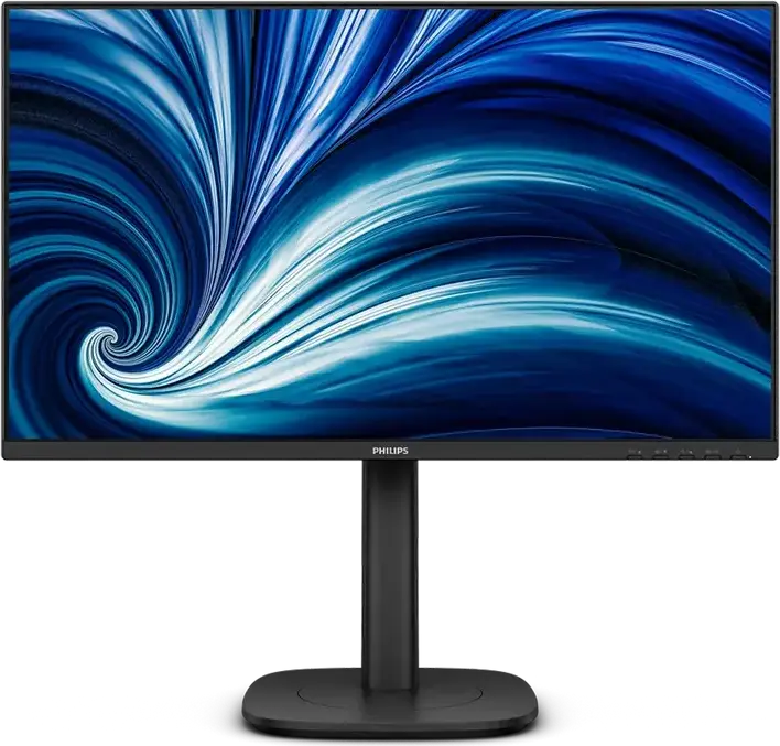 Монитор Philips 24B2N3200J S-Line 23.8 дюйма FHD IPS, 120Гц, HDR10, USB-C Hub, Adaptive-Sync, Регулировка по высоте и Pivot, Встроенные динамики, Черный