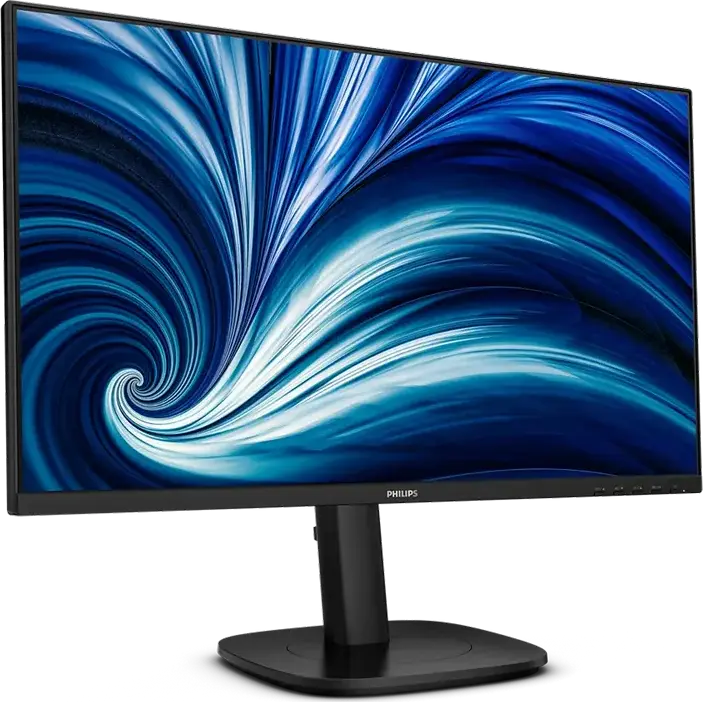 Монитор Philips 24B2N3200J S-Line 23.8 дюйма FHD IPS, 120Гц, HDR10, USB-C Hub, Adaptive-Sync, Регулировка по высоте и Pivot, Встроенные динамики, Черный