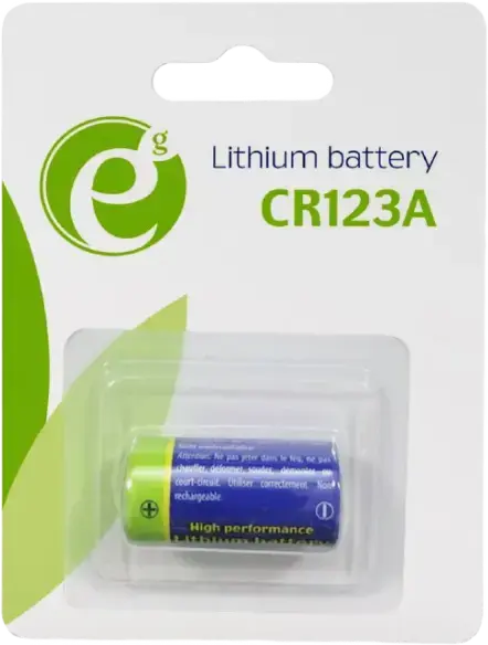 Baterie Energenie EG-BA-CR123-01 CR123A Litiu 3V 1500mAh Single Use Neincarcabila 17x34.5mm