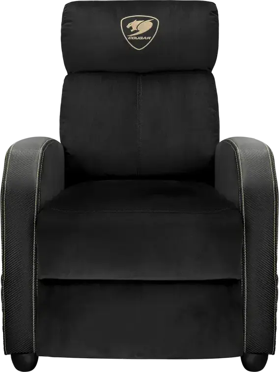 Cougar Ranger Elite CGR-RAE-GLB Gaming Sofa Recliner, Breathable Velvet and PVC Leather, 160 Degree Recline, Foldable Footrest, Max 135kg Support