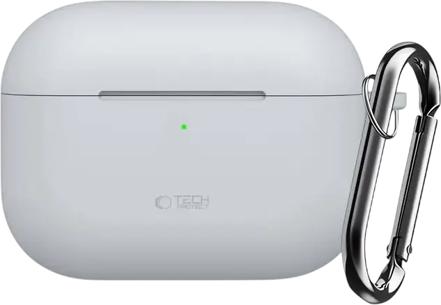 Husă pentru Airpods Tech Protect Hook Apple Airpods Pro 3, Crayon Grey